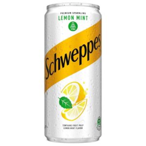 Schweppes Lemon Mint Sparkling Drink, 300ml