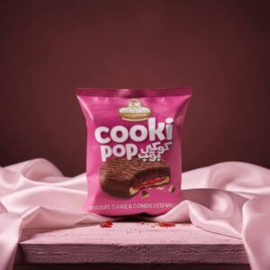 Omaya Cooki Pop Strawberry Cookie, 50g