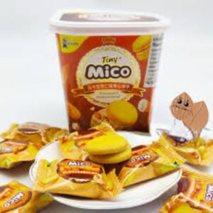 Tiny Mico Macarons Sandwich Biscuit Almond Flavor, 80g