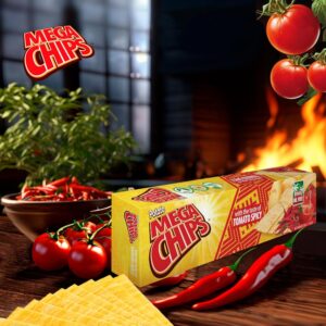 Potato Mega Chips Tomato Spicy, 50g