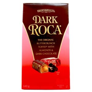 Dark Roca Buttercrunch Toffee with Almonds & Dark Chocolate, 140g