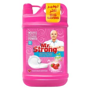 Mr. Strong Dishwashing Liquid – Strawberry & Floral, 1800ml