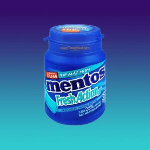 Mentos Fresh Action Chewing Gum, Mint & Eucalyptus, 56g