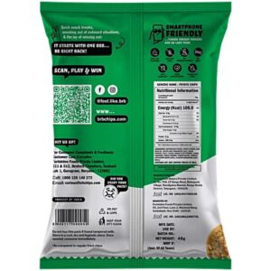 BRB Popped Potato Chips Bhel Flavour, 48g