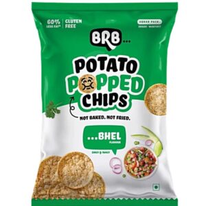 BRB Popped Potato Chips Bhel Flavour, 48g