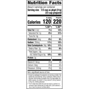 Betty Crocker Sweet Potato Mashed Potatoes, 128g