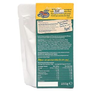 Blue Dragon Three Step Thai Green Curry, 253g