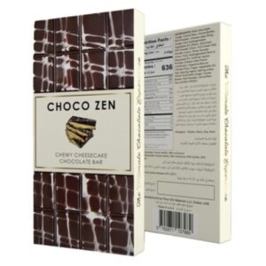 Choco Zen Chewy Cheesecake Dark Chocolate Bar, 130g