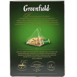 Greenfield Classic Genmaicha Pyramid Collection, 36g