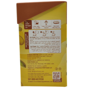 Hon Foods Lemongrass Ginger Drink, 144g