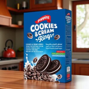 Poppins Cookies & Cream Rings Cereal, 350g