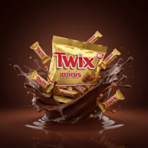 Twix Minis Chocolate Bars 10x Pack, 227g