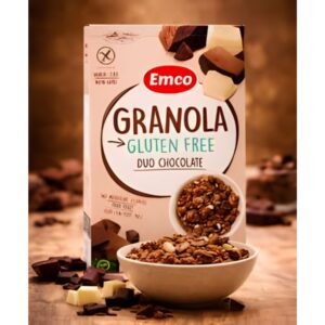 Emco Gluten free Granola Duo Chocolate, 340g