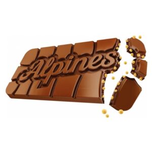 Roven Alpines Crispy Milky Compound Chocolate with Crispy Rice, 65g