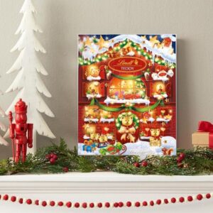 Lindt TEDDY Advent Calendar  Assorted Chocolates, 170g