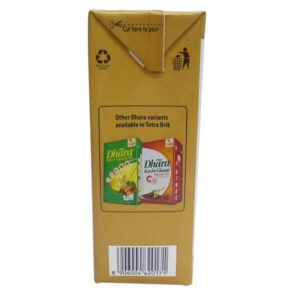 Dhara Filtered Groundnut Oil  Export Pack, Fortified with Vitamins A & D2, 1L