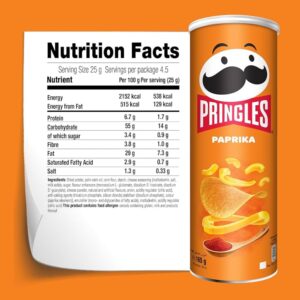 Pringles Paprika Flavour, 165g