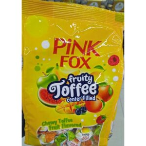 Pink Fox Fruity Center-Filled Toffee, Assorted Flavors