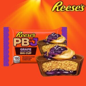 Reese's PB&J Grape Big Cup Milk Chocolate with Peanut Butter & Grape Filling, 39g