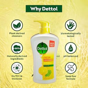 Dettol Antibacterial Liquid Handwash  Citrus & Orange Blossom, Value Pack, 700ml