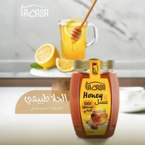 La Casa Honey 100% Natural, Arabic-English Export Jar, 1kg