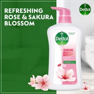 Dettol Antibacterial Liquid Handwash  Rose & Sakura Blossom, Skincare Value Pack, 700ml