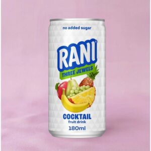 Rani Three Jewels Cocktail Fruit Drink, No Added Sugar, 180ml