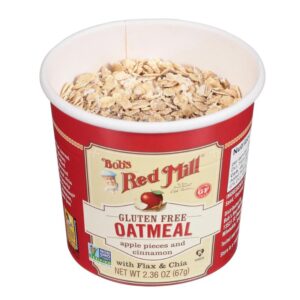Bob's Red Mill Gluten Free Oatmeal Apple Cinnamon with Flax & Chia, 67g
