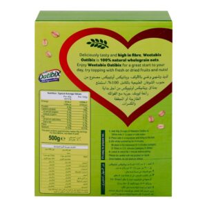 Weetabix Oatibix Wholegrain Oats, 500g