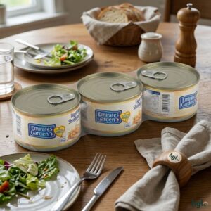 Emirates Garden Light Meat Shredded Tuna in Soybean Oil, 3x185g