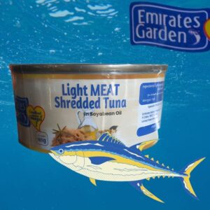 Emirates Garden Light Meat Shredded Tuna in Soybean Oil, 3x185g