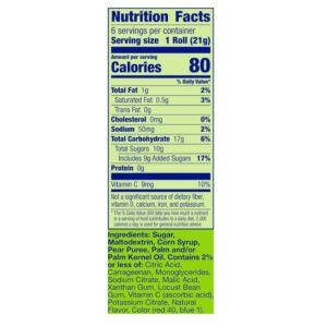 Fruit by the Foot Berry Tie-Dye Fruit Flavored Snacks  6 Rolls, 128g