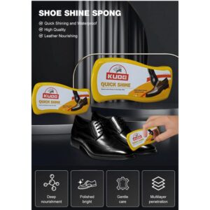 KUDE Quick Shine Shoe Sponge  Various Colors