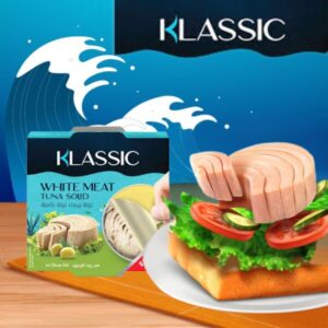 Klassic White Meat Tuna Solid in Olive Oil, Easy Peel, 2x160g