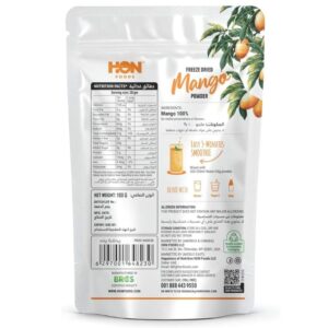 HON Foods Freeze-Dried Mango Powder, 100g