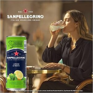 San Pellegrino Limone & Menta Sparkling Drink, 330ml