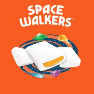 Space Walkers Orange Jam GalaxyPuffs  Chewy Delight, 240g