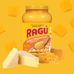 RAGU Double Cheddar Sauce  Made with Real Cheese, 453g
