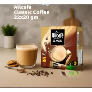 Alicaf? Classic 3 in 1 Instant Coffee, 22 Sachets x 20g