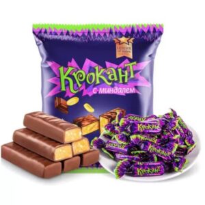 Krokant Chocolate Candy Bar Almonds, 500g