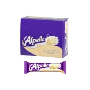 Alpella 3gen White Chocolate-Coated Milk Cream Wafer, 24x28g (672g)