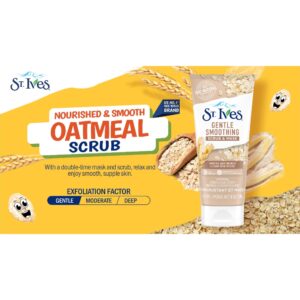 St. Ives Gentle Smoothing Scrub & Mask  Oatmeal, 170g