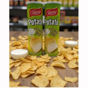 Classy Sour Cream & Onion Potato Chips, 110g