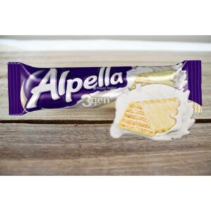 Alpella 3gen White Chocolate-Coated Milk Cream Wafer, 24x28g (672g)