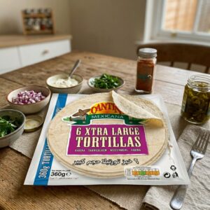 Cantina Mexicana 6 Xtra Large Wheat Tortillas, 360g