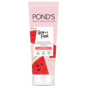 Ponds Juice Collection Facial Cleanser Glow in a Flash Watermelon Extract, 90g