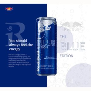 Red Bull Energy Drink  The Blue Edition, Blueberry, 250ml