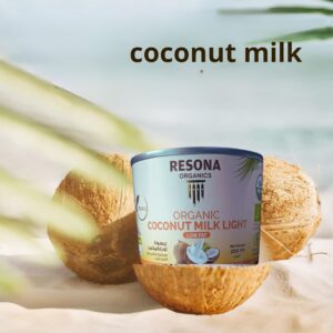 Resona Organics Organic Coconut Milk Light, 200ml