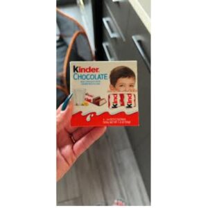 Kinder Chocolate Bars with Milk Filling, 4-pack (50g)
