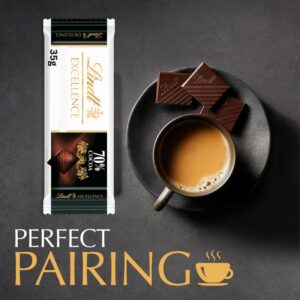 Lindt Excellence 70% Cocoa Dark Chocolate, 35g